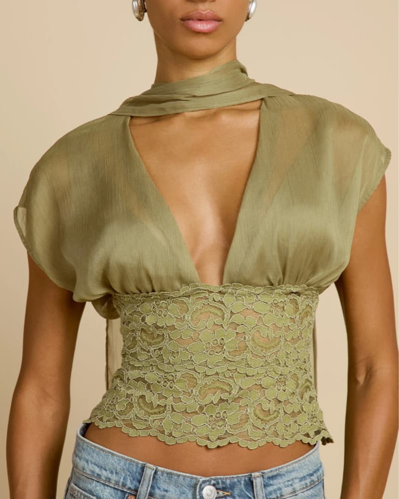 Arcina Ori Allegra Pistachio Top - Image 2