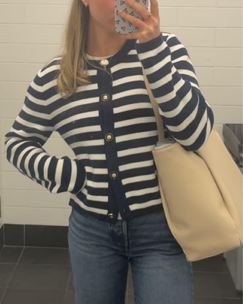 J. Crew Striped Cardigan  - Image 2