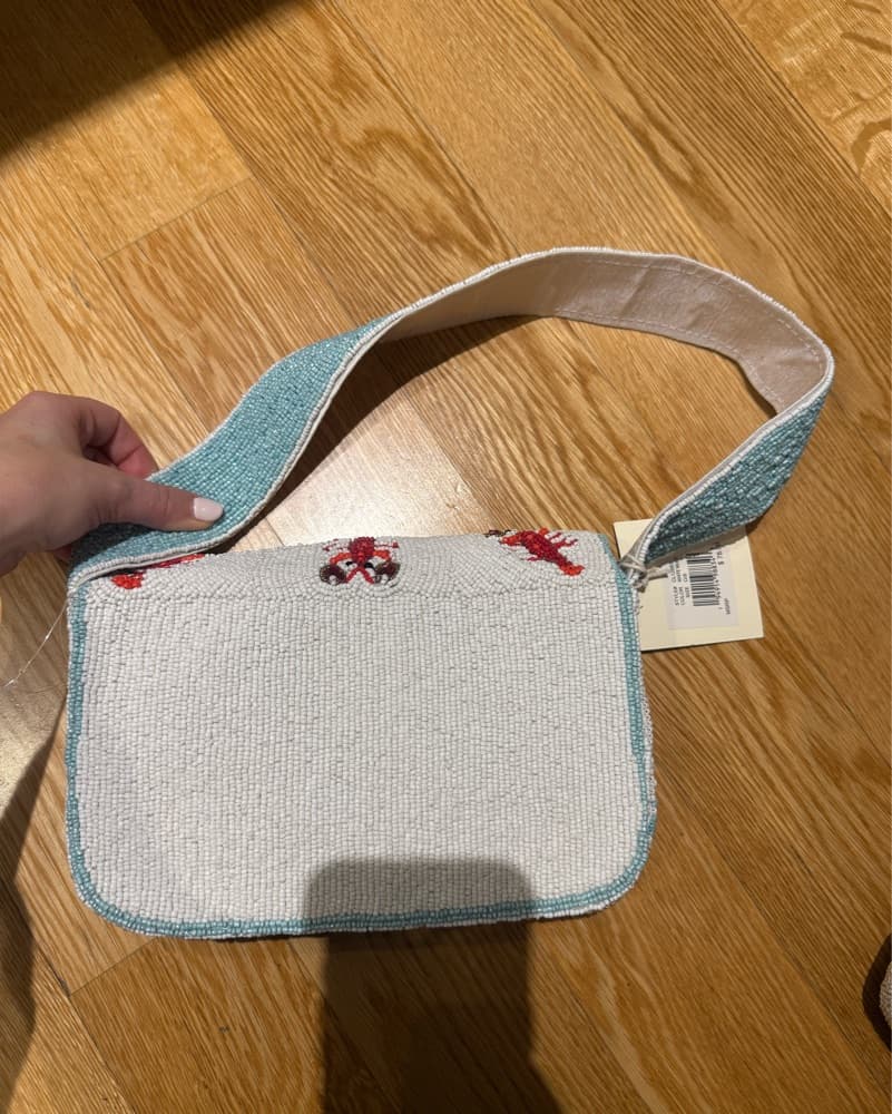 Lobster Beaded Bag - Image 3