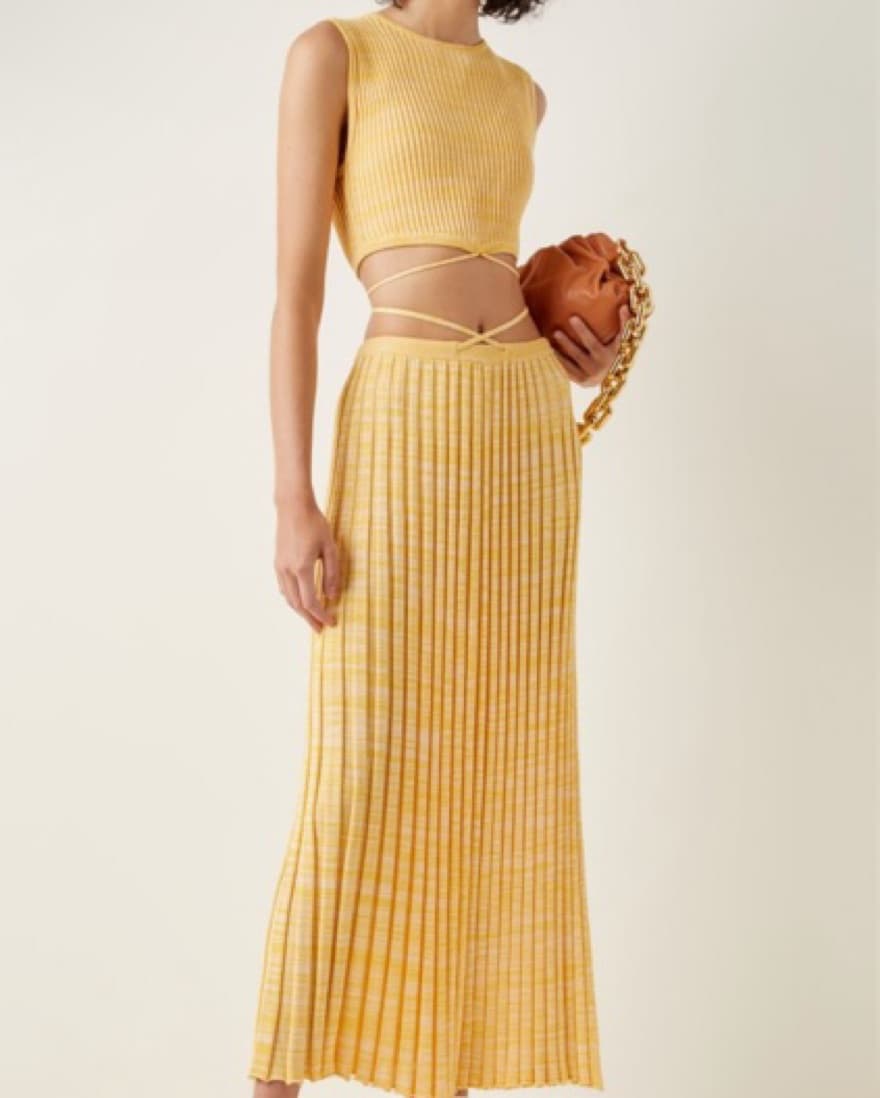 Christopher Esber Yellow Knit Set - Image 2