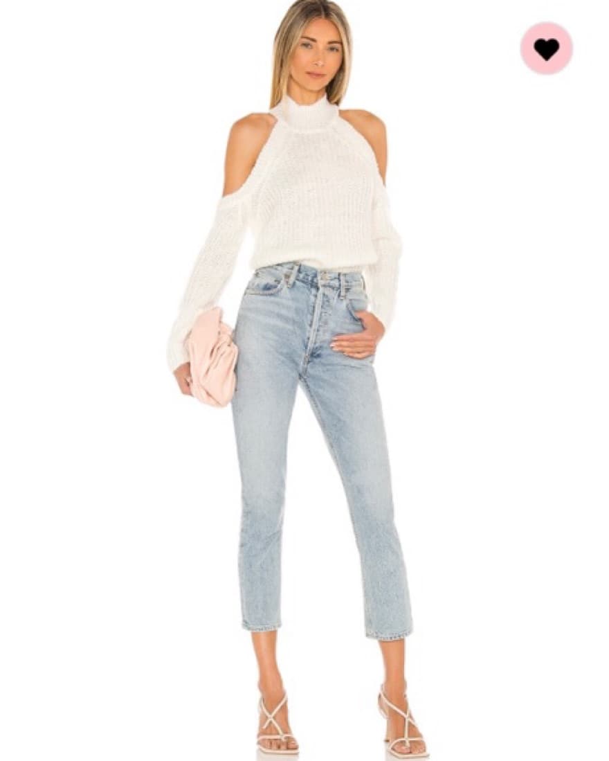Revolve Cold Shoulder Sweater - Image 4