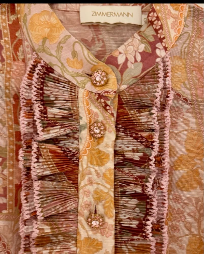 Zimmermann Kaleidoscope Linen Blouse - Image 5