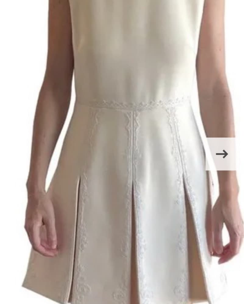 Christian dior Pleated Midi Dress - Image 3