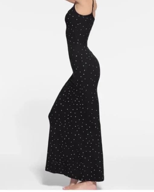 SKIMS Onyx Sparkle Soft Longue Long Slip - Image 3