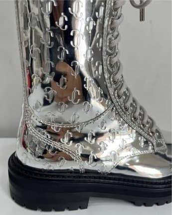 Jimmy Choo Mirrored Boots, 37 - Image 5