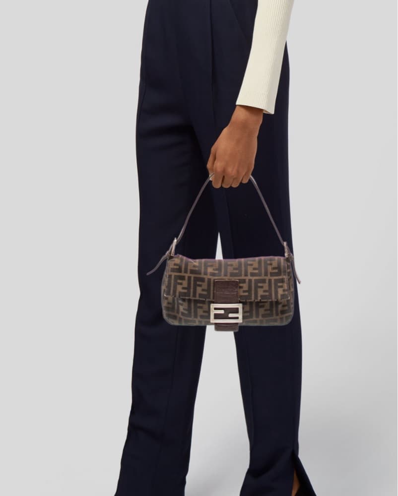 Fendi Zucca Print Shoulder Bag - Image 2