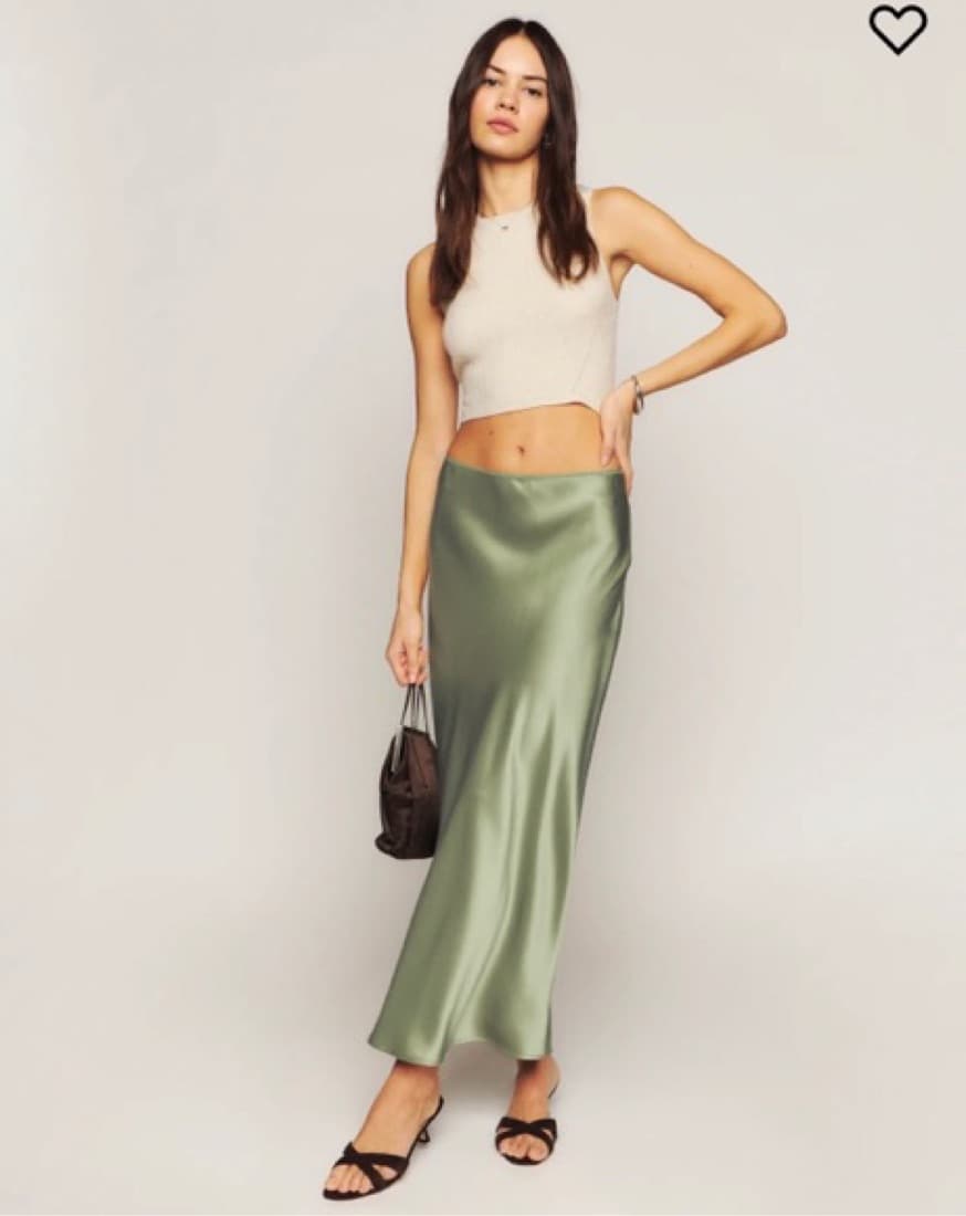 Reformation Layla Silk Skirt  - Image 1