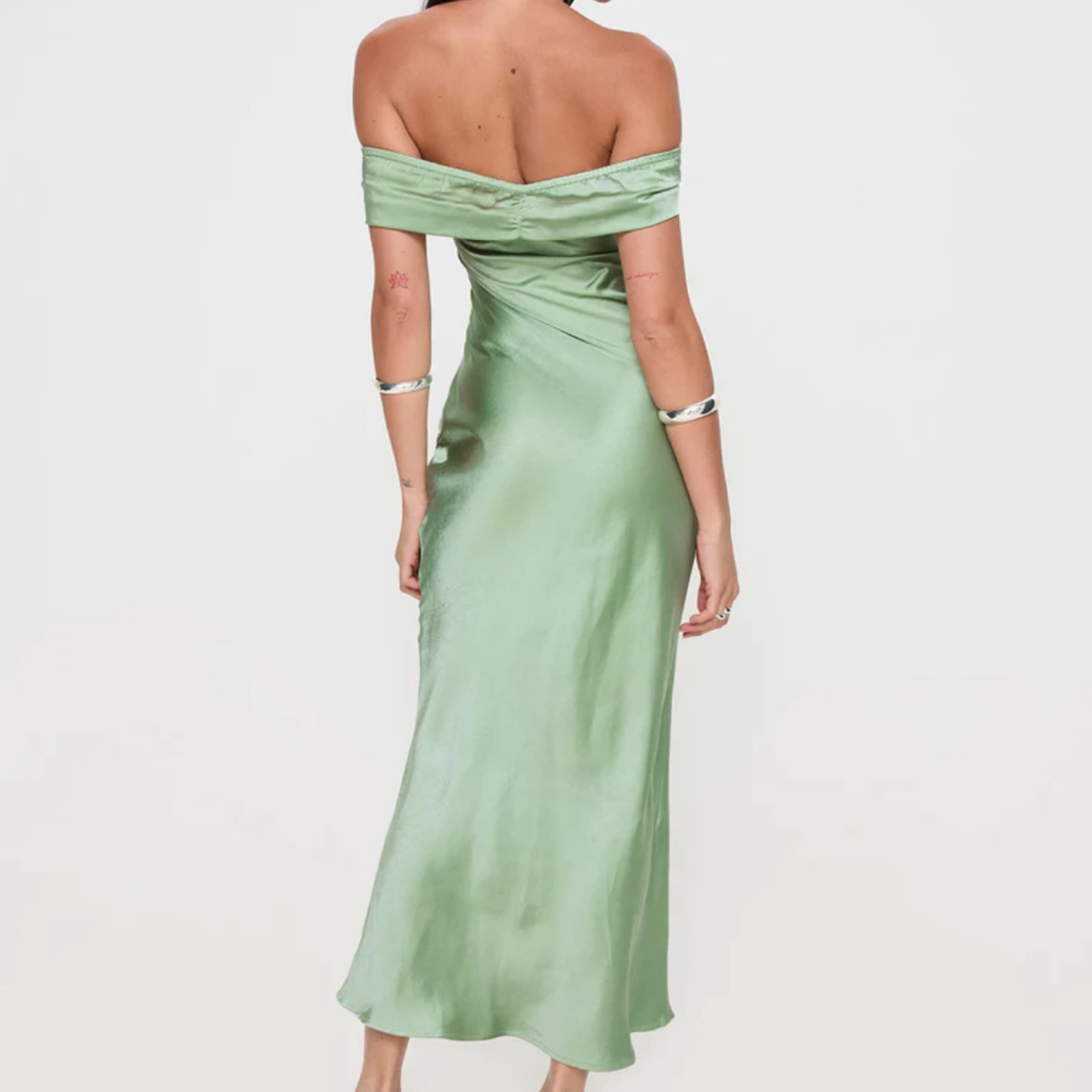 Sadee Maxi Dress Sage - Image 2