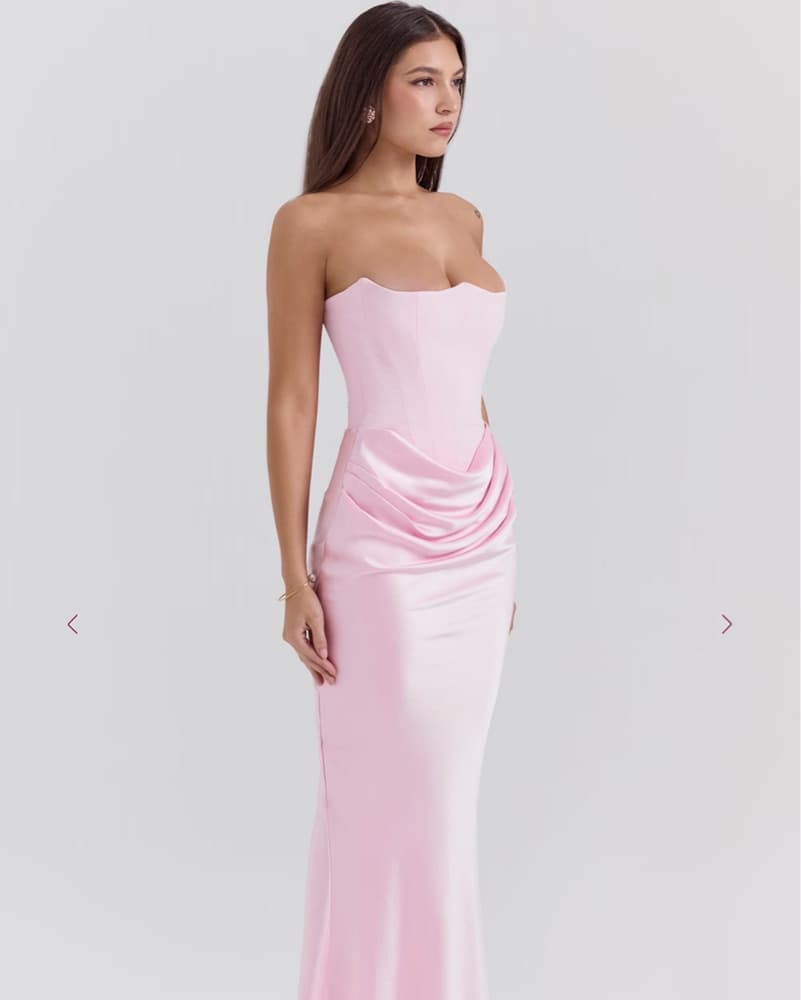 House Of CB Pink Gown  - Image 3