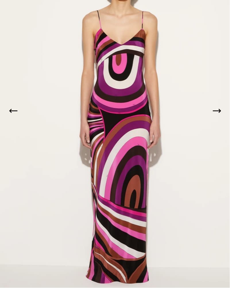 PUCCI Printed crepe Maxi Dress  - Image 1