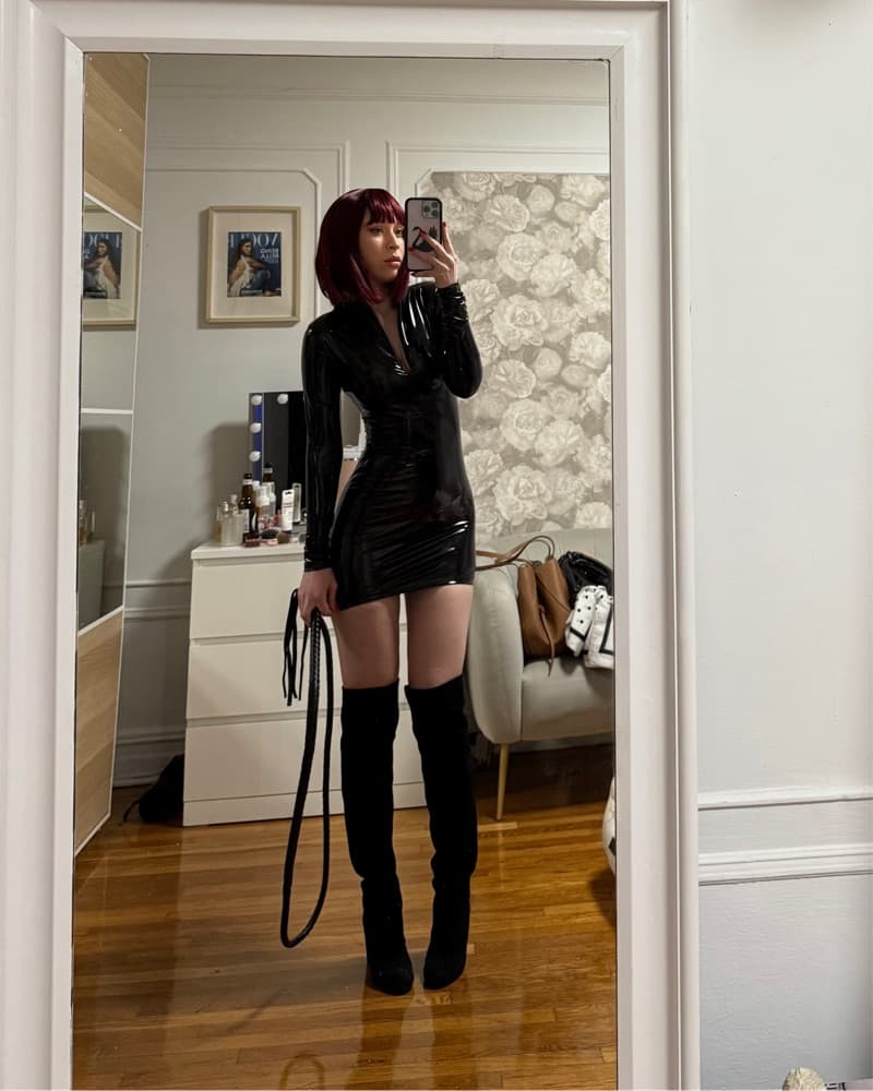 Latex Mini Dress - Los Angeles Apparel - Image 3