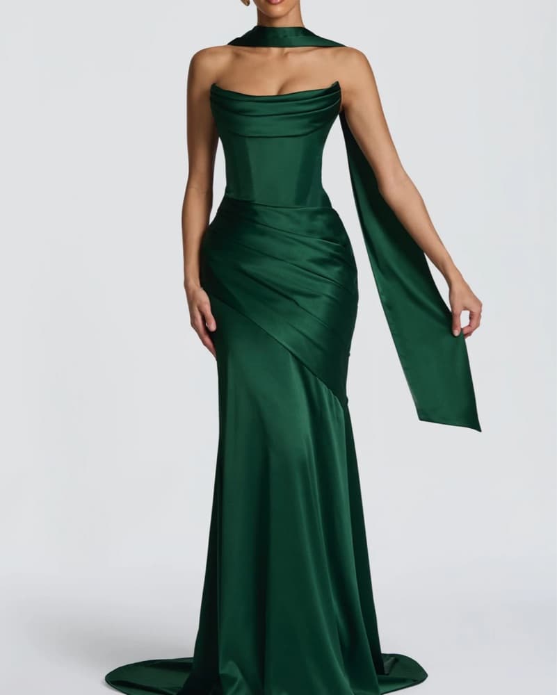 KENSINGTON MAXI DRESS BabyBoo - Emerald  - Image 1