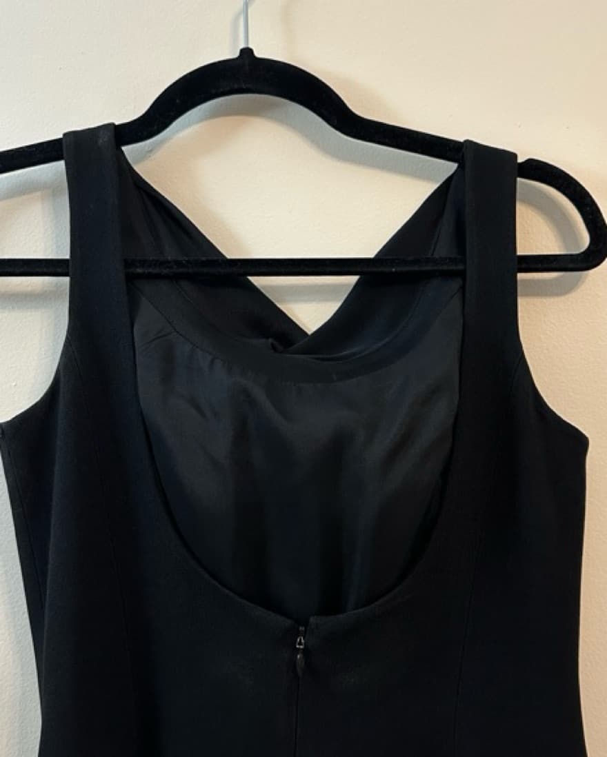 Black Cowl Neck Dress - Image 3