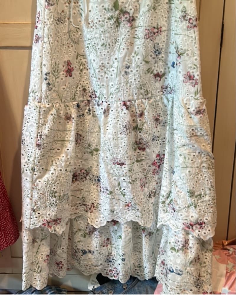 Floral Eyelet Dress - Image 3