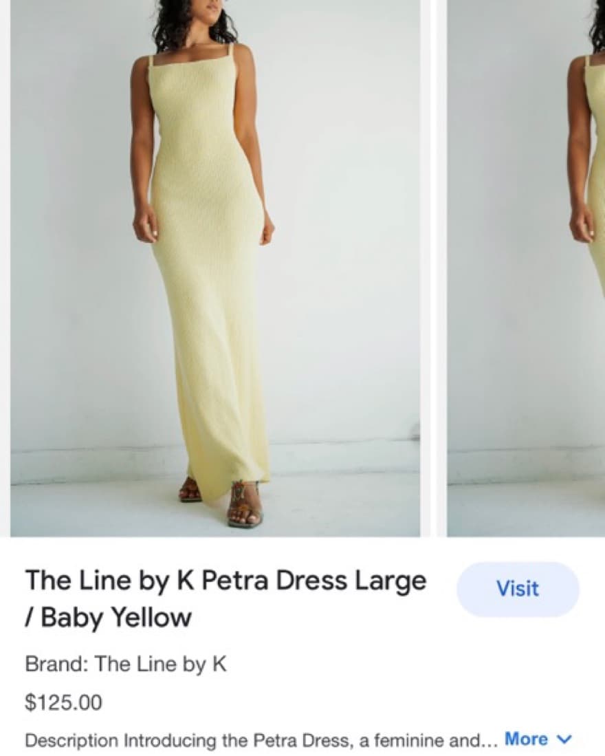 The Line By K Yellow Maxi - Image 1