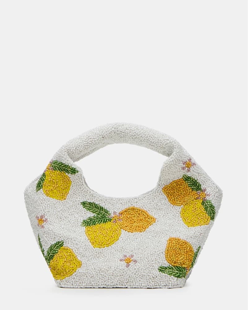KINSLEY Beaded Bag Lemon - Image 1