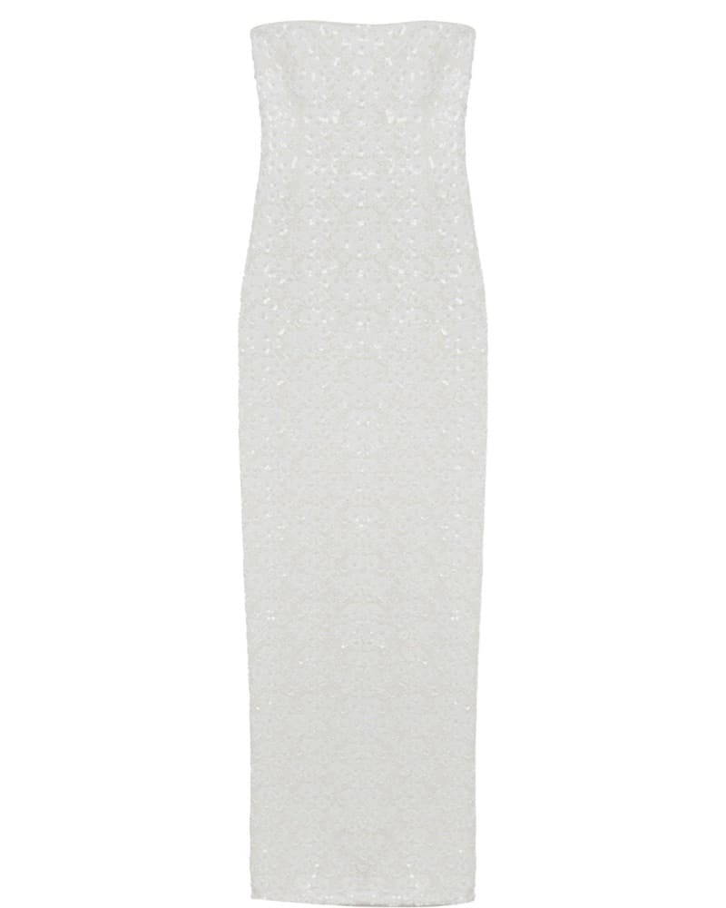 Simkhai White Savia Gown - Image 4