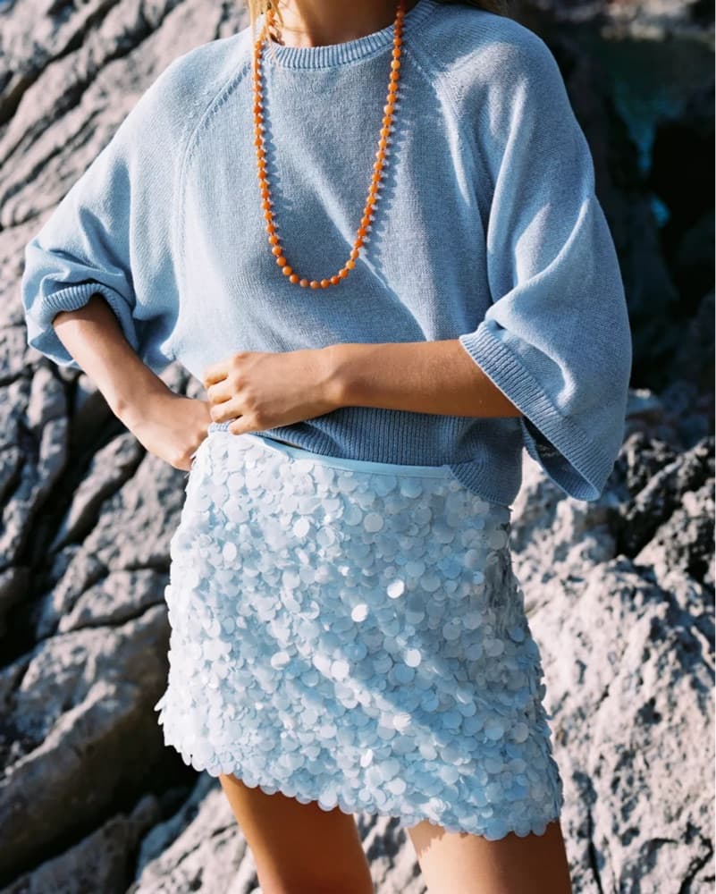 Captivating Sequin Mini Skirt - Image 2