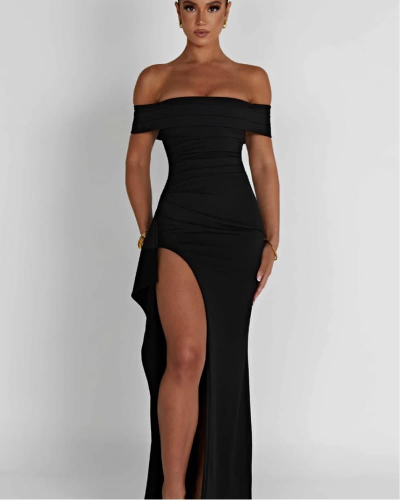 Babyboo Joyce Maxi Dress In Black - Image 3