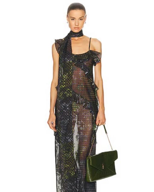 Siedres Ruffle Maxi Dress - Image 1