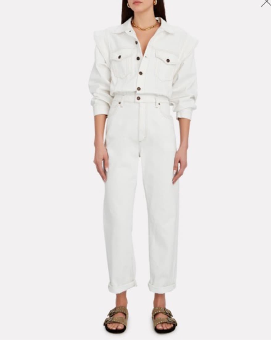 Agolde Reyna Denim Jumpsuit - Image 1