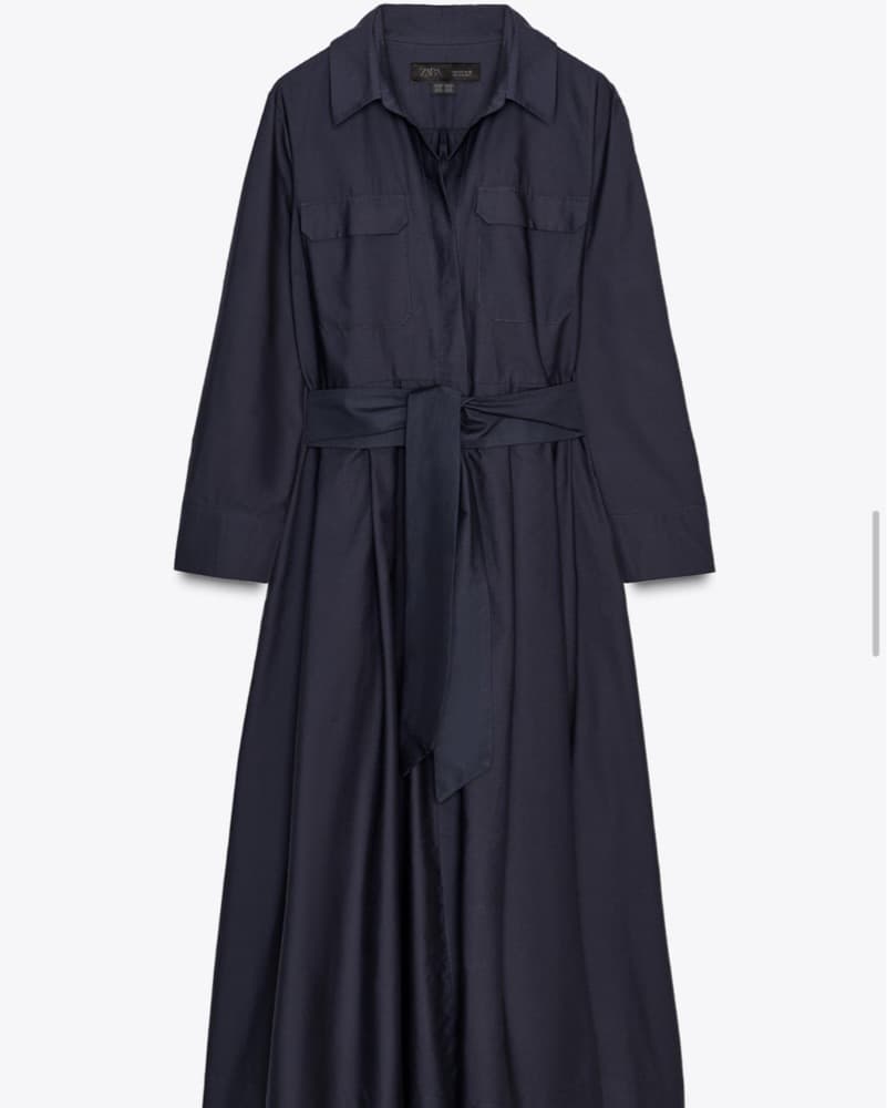 Zara Cotton Chic Shirt Dress - Image 2