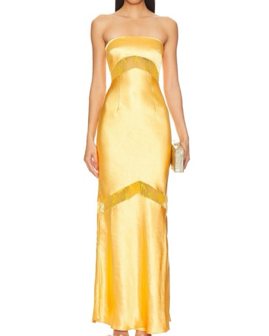 Gold Gown - Melrose Dress  - Image 3