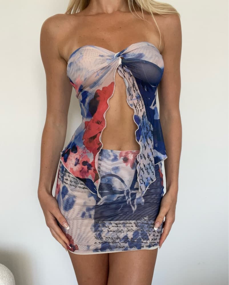 Tiger Mist Two Piece Skirt Set  - Image 1
