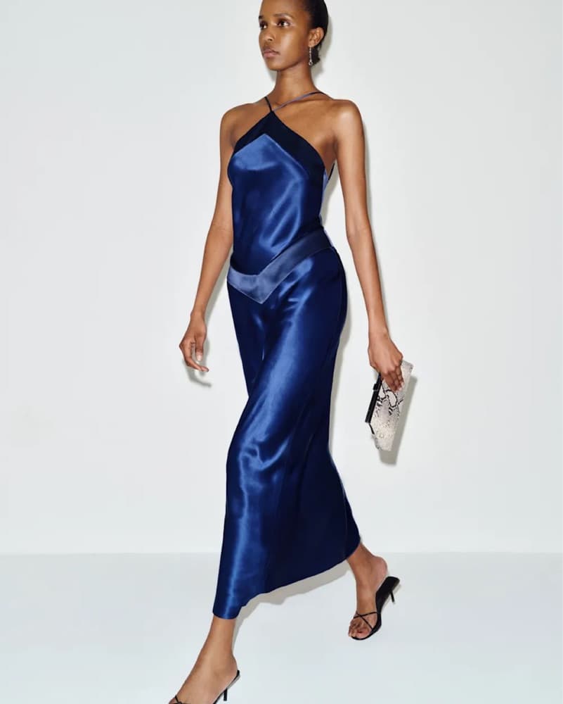 Reformation Jillian Silk Dress - Image 4