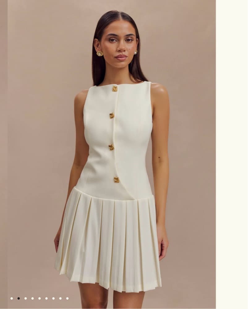 White Mini Dress - Image 1