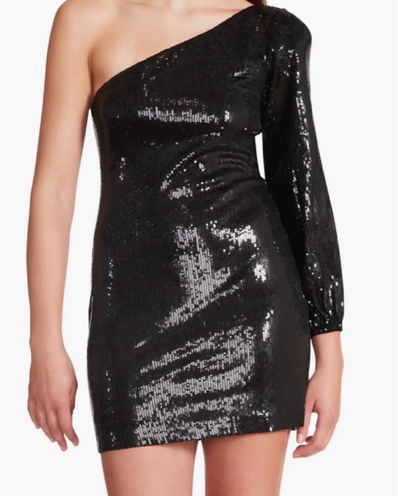 Steve Madden One Shoulder Sequin Dress  - Image 4