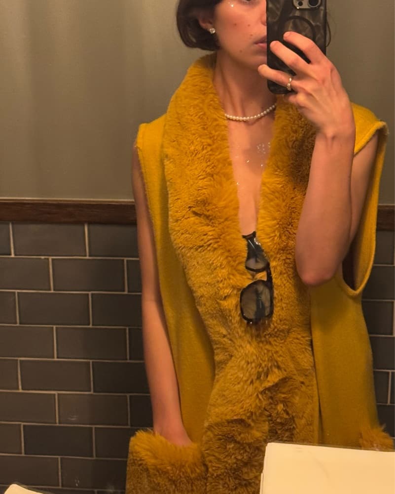 Vintage Fur Robe - Image 1