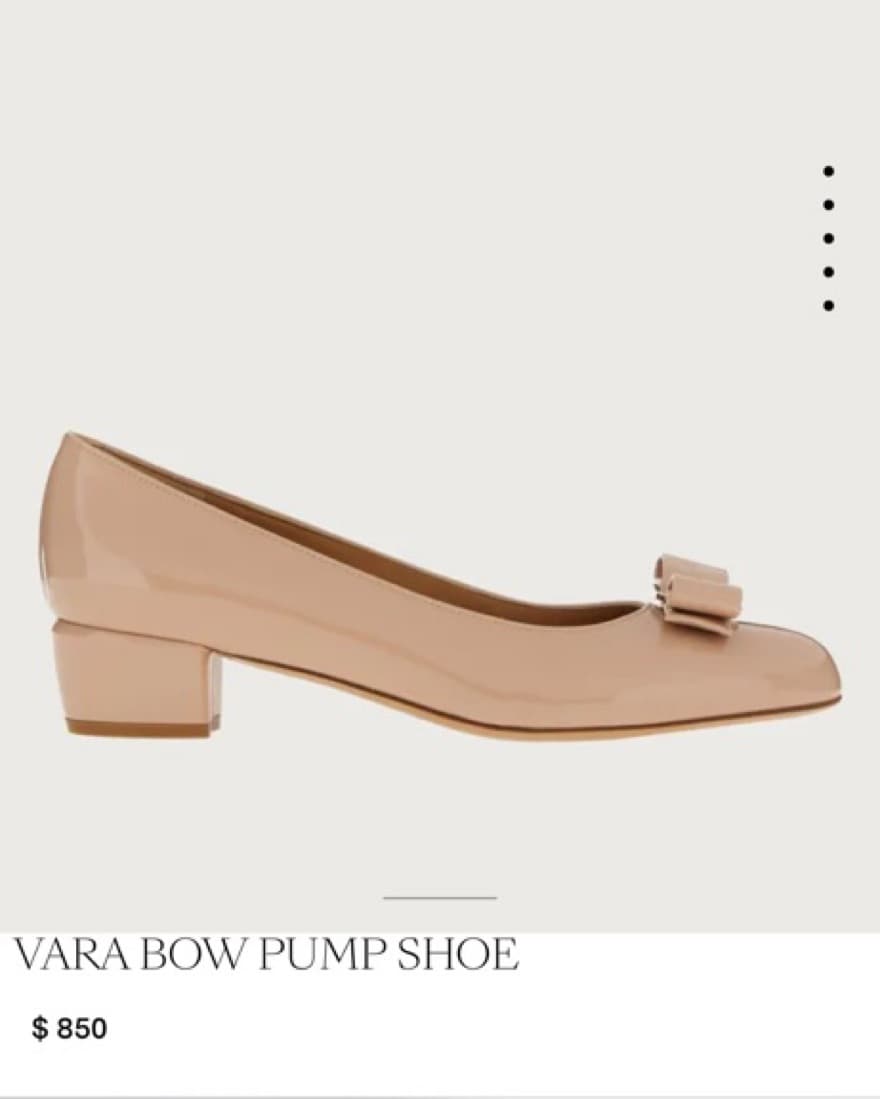 Ferragamo Bow Pump Heels - Image 1