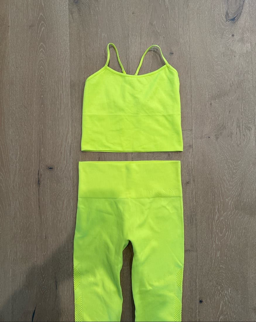 Neverworn Yellow Workout Set - Image 4