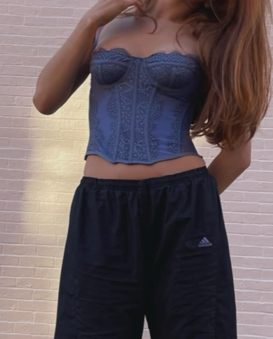 Blue Urban Outfitters Corset  - Image 1