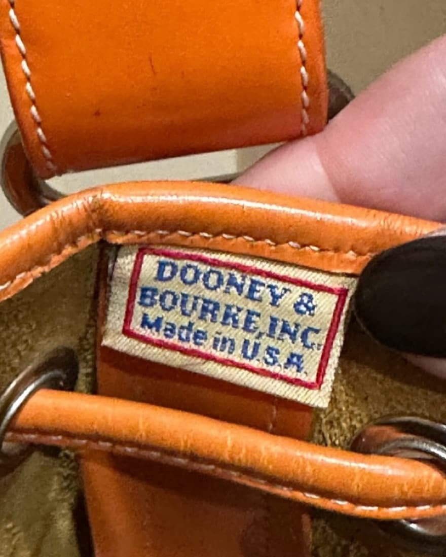 Orange Dooney & Bourke Bucket Bag - Image 4