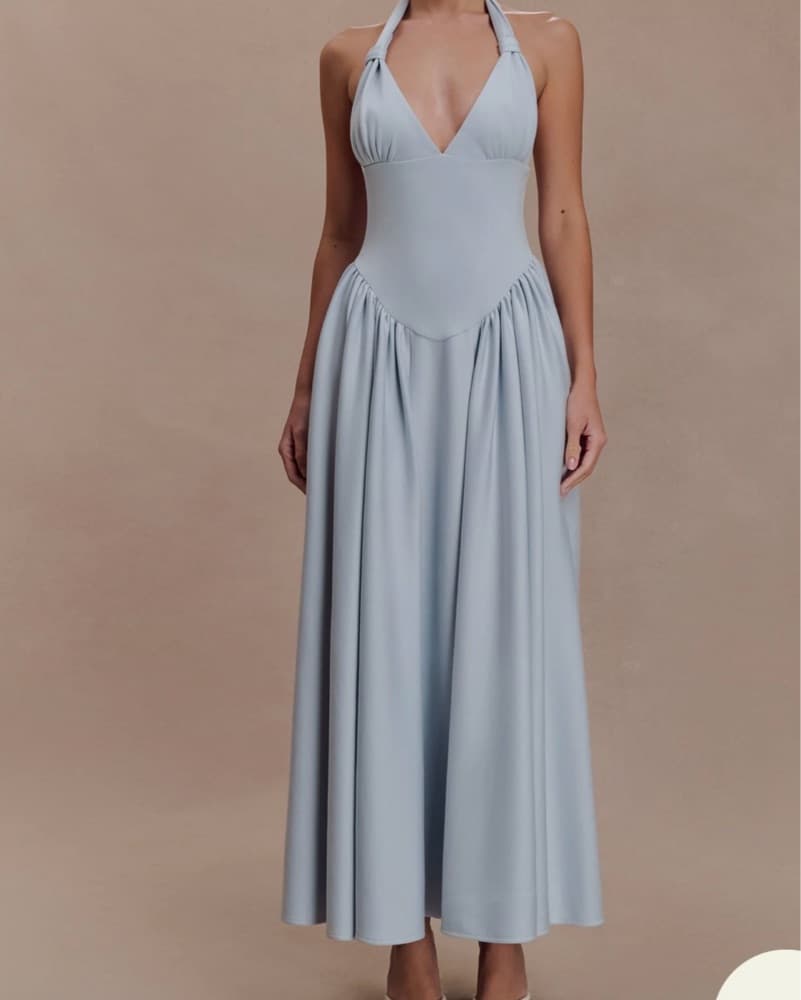 Angelina scuba Meshki Midi Dress - Image 1