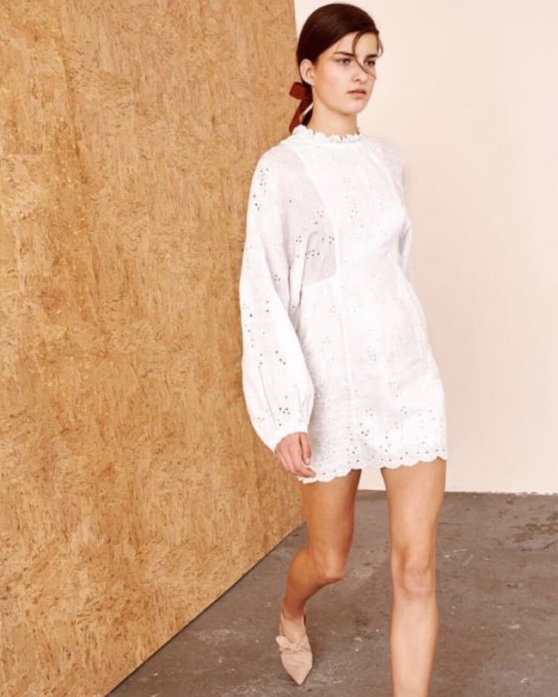 Ulla Johnson - Eyelet Mini Dress - Image 1