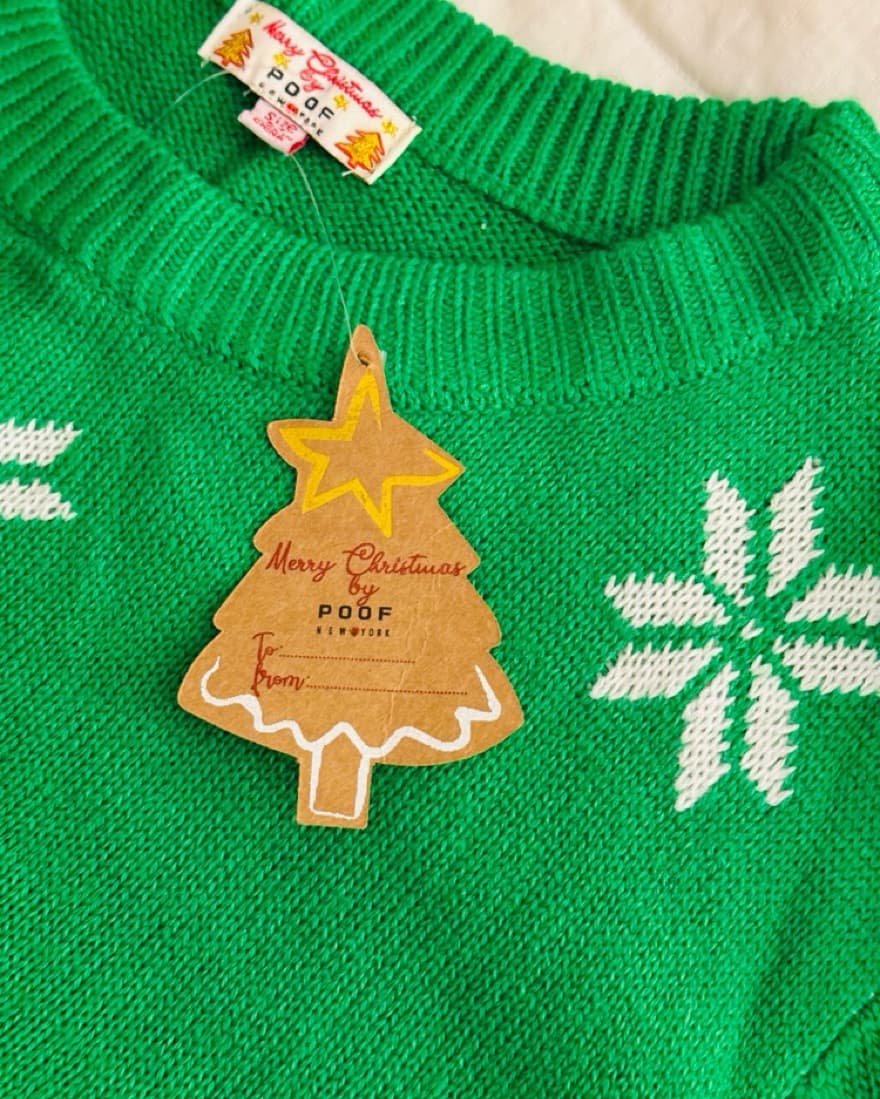 Merry Christmas by Poof! Santa Sweater - Image 4