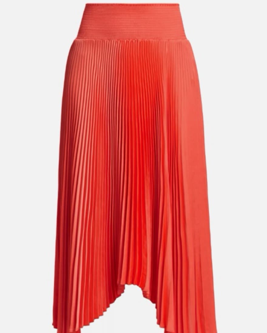 ALC Sonali Pleated Skirt Spiced Coral - Image 4