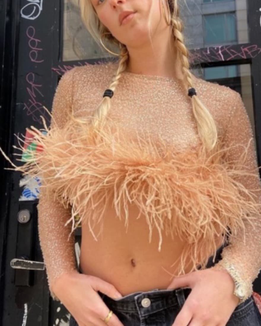 Peach Dana Foley Top  - Image 2