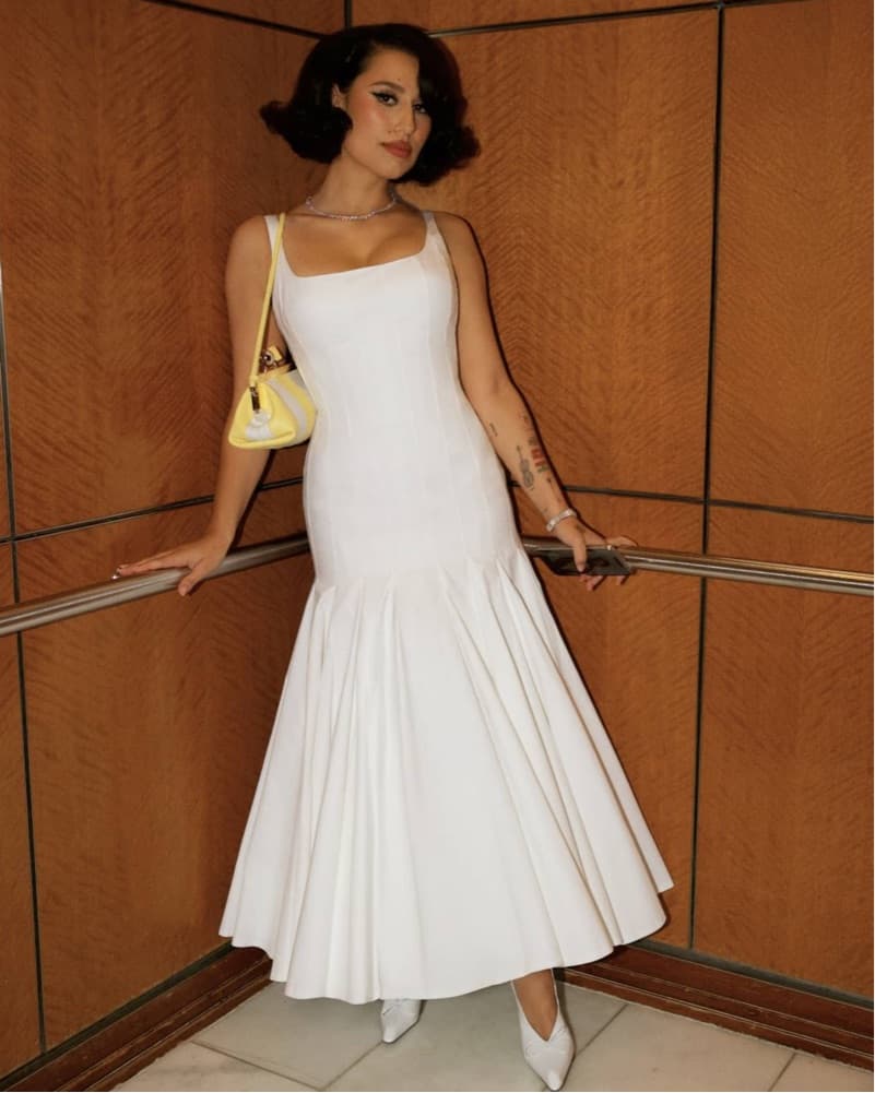 Jacquemus Agave Drop Waist Dress - Image 3