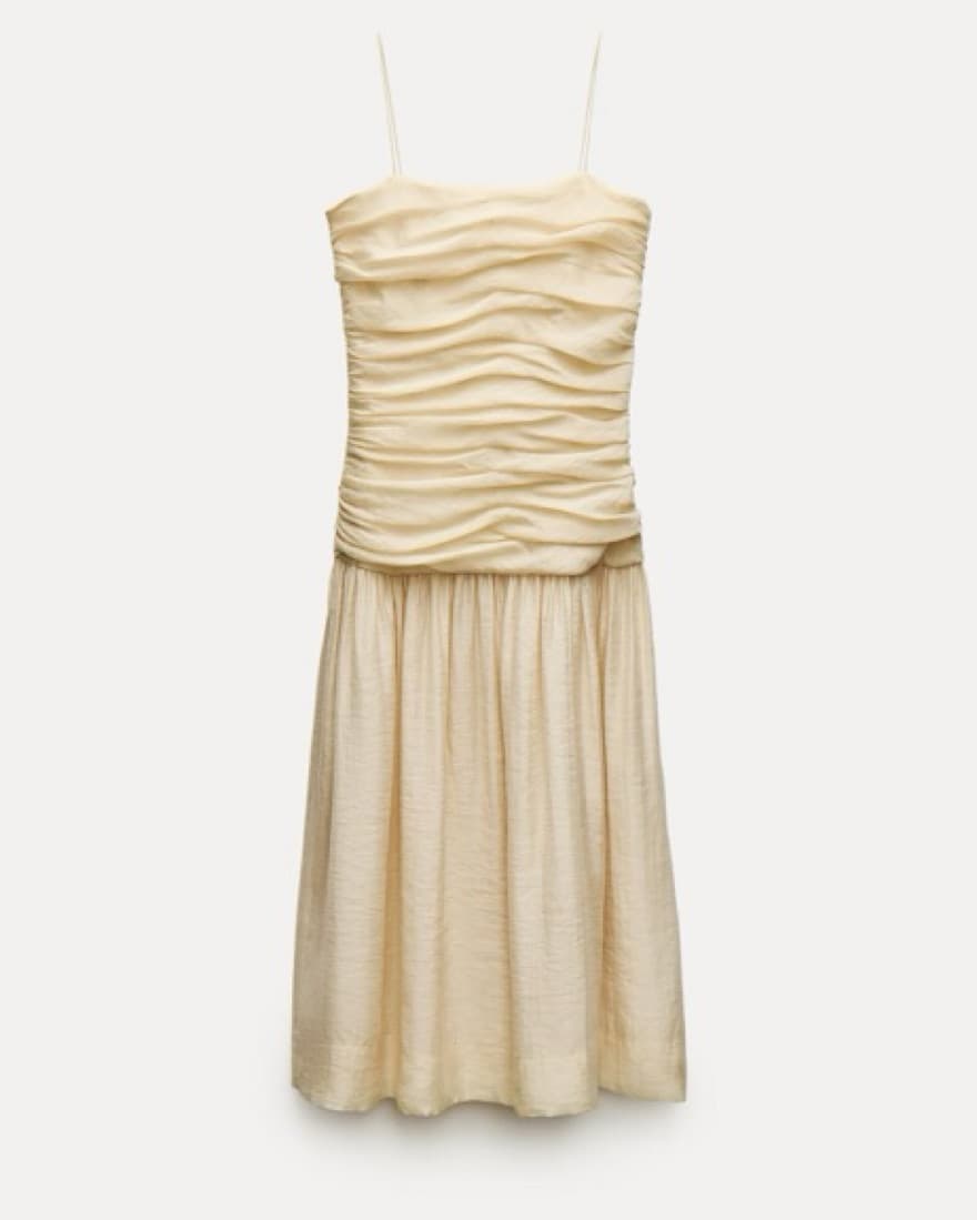 Gorgeous Yellow Ruffle Midi Dress  - Image 3