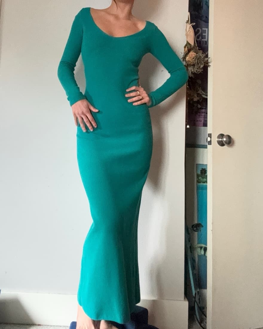 Long Sleeve Sweater Dress - Image 1