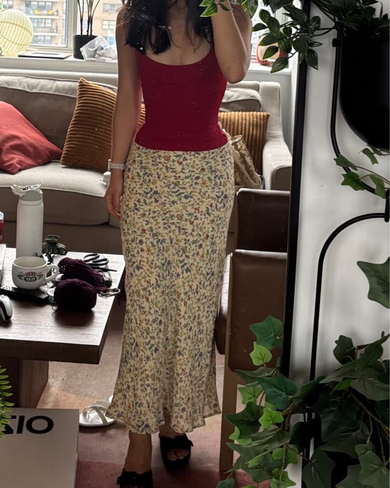 Reformation Layla Low Rise Midi Skirt - Image 5