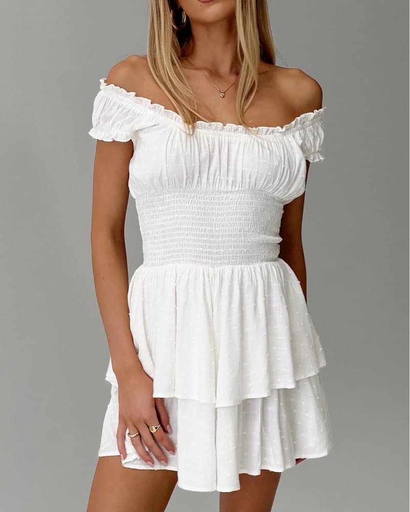 Princess Polly White Romper - Image 2