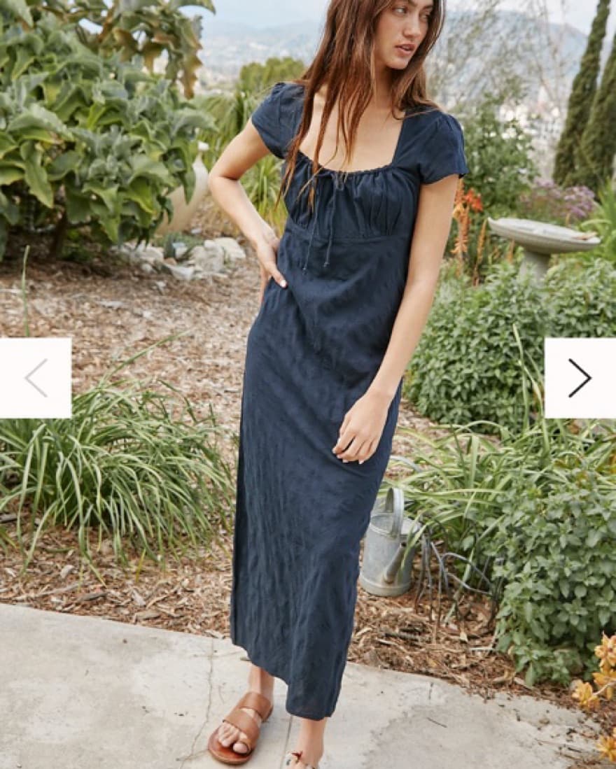 Free People- Natalya Solid Midi  - Image 1