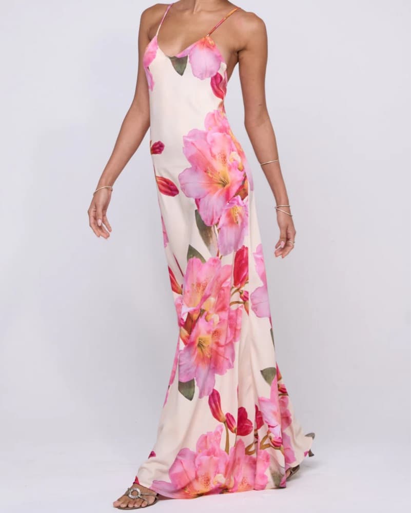 RESA Floral maxi Dress - Image 2