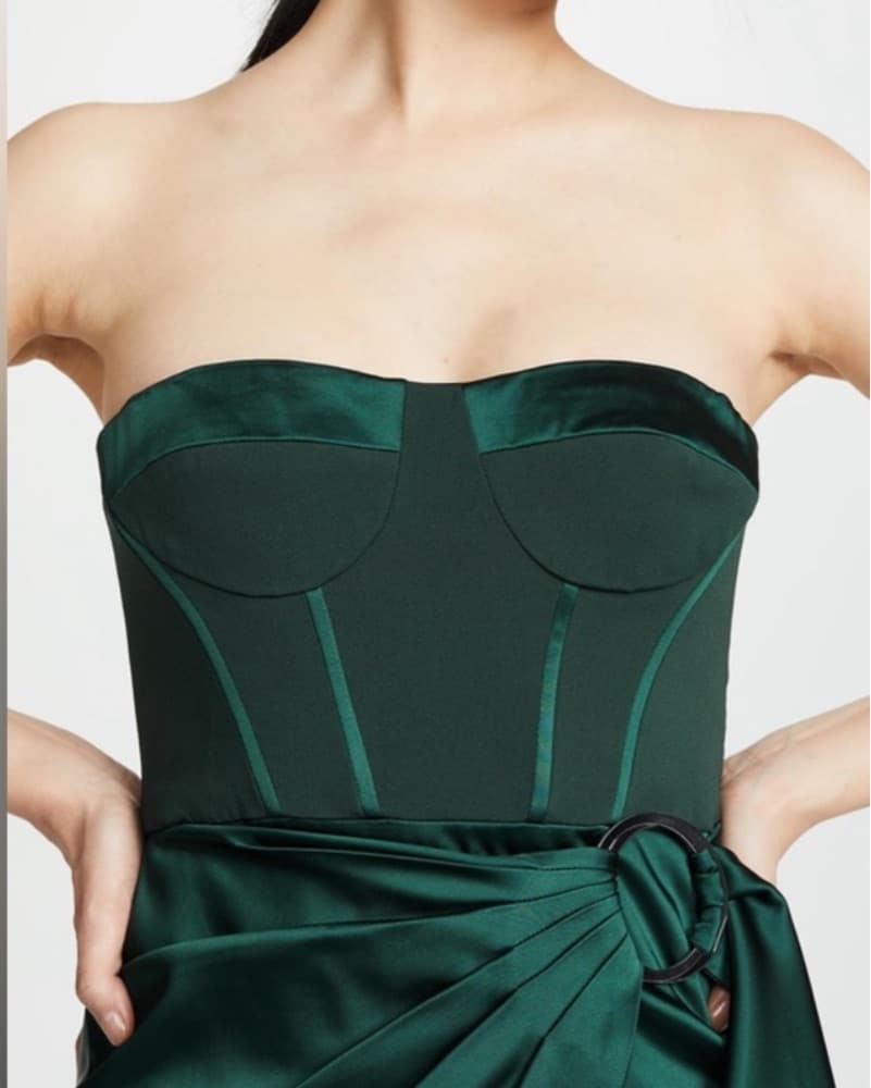 Jonathan Simkhai Strapless Dress  - Image 3
