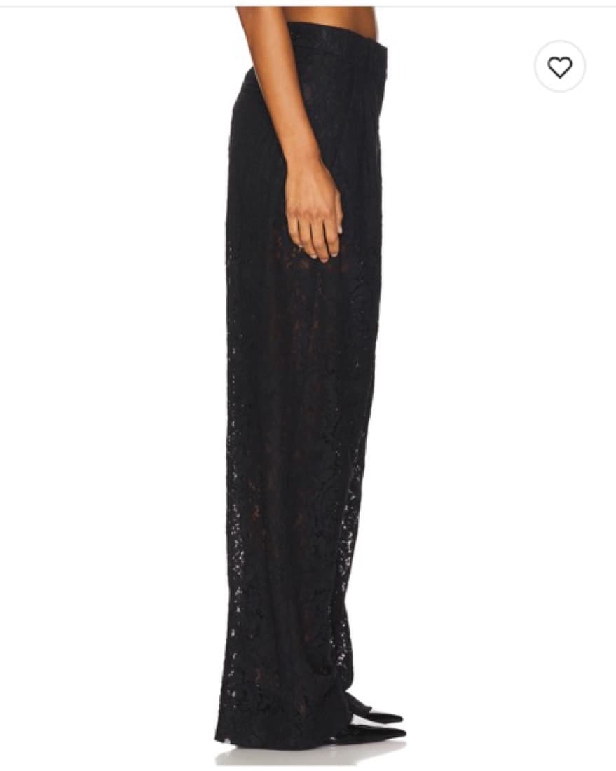 Ronny kobo Lace Pants In Black  - Image 2